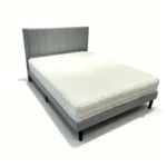 Postmodern Quick-assembly Soft Bed Frame Comfortable Foldable Eco-friendly Fabric Bed Detachable Upholstered Platform Linen