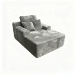 Ks016 Skin-like Dog Single Compressed Sofa,Corduroy Velvet Frameless Chaise Lounge,Vacuum Packed Modern Lazy Chair