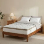 Durable Hotel Grade Foam Hybrid Mattress With Individual Pocket Spring Rolled In A Box Noiseless Breathable Bedroom Use