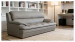 Wholesale Economic Wooden Frame 3-seater Sofa With Pu Fabric For Rented Apartments Hotel Lobbies & Spa Waiting Areas - Image 6