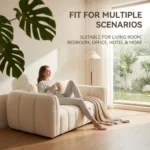Pumpkin Shaped Compressed Lazy Sofa,Velvet Frameless Single/double Seat Couch,Vacuum Packed Modern Minimalist Leisure Sofa - Image 2