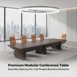 Twilight Series Luxury Eco-friendly Durable Modern Water Resistant Executive Conference Table Mdf Panel 24 Seater 3-year - Image 3