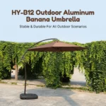Heavy Duty Patio Umbrella,Waterproof Polyester,Thickened Aluminum Pole,Uv Resistant Outdoor Garden Commercial Sunshade