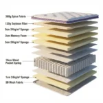 Wholesale Orthopedic Medium Memory Foam Hybrid Mattress 7-zone Individual Pocket Spring Rolled Box Noiseless Breathable Bedroom - Image 5