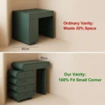 Modern Eco-friendly Vanity Desk Drawers Convertible Adjustable Makeup Table Lighted Mdf Dressing Table Storage Cabinet For - Image 6