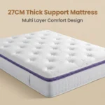 Wholesale Orthopedic Medium Memory Foam Hybrid Mattress 7-zone Individual Pocket Spring Rolled Box Noiseless Breathable Bedroom - Image 3
