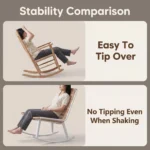 Modern Minimalist Rattan Aluminum Outdoor Furniture Set,Weather Resistant Waterproof Patio Bar Stool Chaise Lounge Coffee Table - Image 6