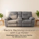 Power Recliner Sofa Set,Breathable Fabric & Tech Faux Leather Optional,1 Seater 2 Seater 3 Seater Electric Recliner Sofa
