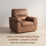 Stationary Leisure Accent Sofa Set,Faux Leather 1/2/3 Seater Single Double Triple Sofa Chair For Living Room & Office Furniture