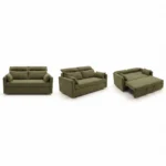 Factory Direct Modern Convertible Foldable Sleeper Sofa Bed For Small Apartments Living Rooms & Bedrooms
