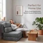 Transformable Foldable Compressible Sofa Bed Velvet Frameless Straight Lazy Sofa Shipping Modern Multifunctional Dual-use Set - Image 2