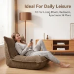 Modern Minimalist Velvet Compression Armchair Set Extendable Tufted Sofa Chair - Image 4