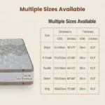 Durable Hotel Grade Foam Hybrid Mattress With Individual Pocket Spring Rolled In A Box Noiseless Breathable Bedroom Use - Image 3