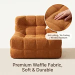 Waffle Fabric Modular Compressible Lazy Sofa Free Splicing Frameless Combination Sofa Easy Shipping - Image 6