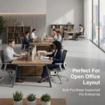 Twilight Series 2-person Wooden Metal Eco-friendly Face Staff Office Desk Open Office Workstation Privacy Divider Screen Office - Image 4