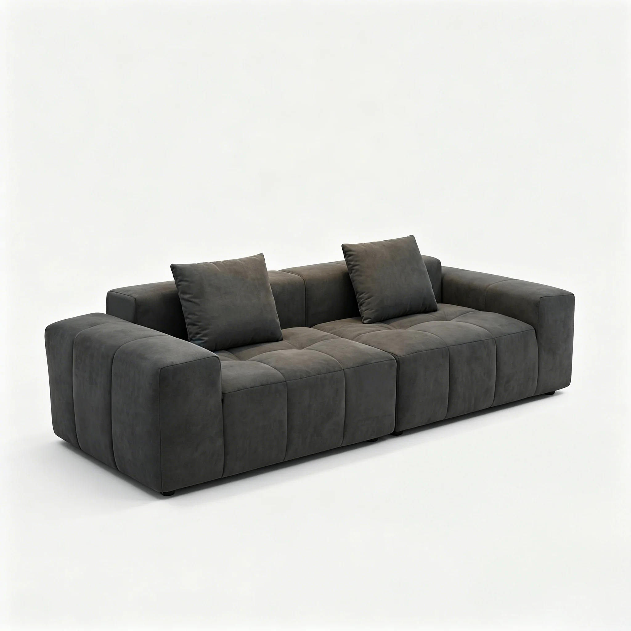 Hf58ed11dee29431889bf03fa4932ce4ff.webp Pixel Modular Compressed Sofa,Fabric Frameless Sectional Couch,Vacuum Packed Minimalist Combination Sofa - Image 1