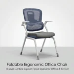 Modern Ergonomic Swivel Office Chair With Fixed Armrest And Backrest For Hotel,Classroom And School