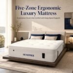 HEADTREE BLS-7 Flagship 35cm Five-Zone Independent Coil Luxury Mattress, 1800×2000mm, 420g Tufted Jacquard Fabric, Pocket Spring Mattress with Massage Foam for Villa, 5-Star Hotel & High-End Showroom