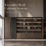 S55-W3820 3.8M Full-Wall Office Filing Cabinet, Matching Executive Storage Bookcase
