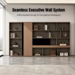 S01-W3620A 3.6M Full Wall Office Filing Cabinet, Modular Bookcase & Room Divider