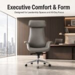 High Back Executive Swivel Chair, Manager & Conference Leather Office Chair