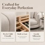 Model 933 Fabric Modular Sofa, Medium Size Wear-resistant Fabric Sofa For Family With Kids - Image 2