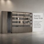 S55-W3820 3.8M Full-Wall Office Filing Cabinet, Matching Executive Storage Bookcase - Image 2
