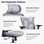 Yingmei Model A Mesh Staff Office Chair, Ergonomic Basic Swivel Task Chair - Image 2