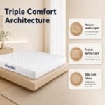 HEADTREE BLS-2 Hybrid Mattress, Memory Foam & Pocket Spring Mattress, 210mm Thick, Available in 1500×2000mm & 1800×2000mm for Bedroom, Hotel & Apartment - Image 2
