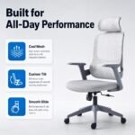 DY2602A Mesh Staff Office Chair, Budget Ergonomic Swivel Chair for Bulk Office Workstation Project - Image 2