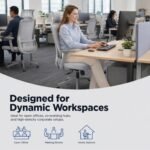 DY2602A Mesh Staff Office Chair, Budget Ergonomic Swivel Chair for Bulk Office Workstation Project - Image 3
