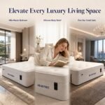 HEADTREE BLS-7 Flagship 35cm Five-Zone Independent Coil Luxury Mattress, 1800×2000mm, 420g Tufted Jacquard Fabric, Pocket Spring Mattress with Massage Foam for Villa, 5-Star Hotel & High-End Showroom - Image 3