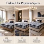 HEADTREE BLS-6 Luxury 35cm Dual Pocket Spring Mattress, 1800×2000mm, Cooling Gel Memory Foam, 220g Pure Cotton Check Fabric Mattress for Master Bedroom, High-End Hotel & Showroom - Image 3
