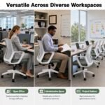 DY26021B Entry Level Mesh Staff Office Swivel Chair - Image 3