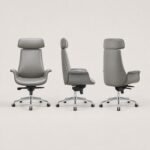 High Back Executive Swivel Chair, Manager & Conference Leather Office Chair - Image 4