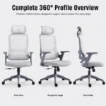DY2602A Mesh Staff Office Chair, Budget Ergonomic Swivel Chair for Bulk Office Workstation Project - Image 4