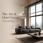 Model K38 Genuine Leather Modular Sofa, Italian Minimalist Luxury Reception Sofa - Image 5