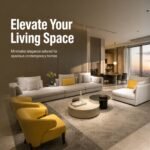 Model 829 Fabric Modular Sofa, Modern Soft Upholstered Living Room Sofa - Image 5