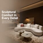 Model 2512 Fabric Modular Sofa, Solid Wood Frame with High Density Sponge, Curved Design for Living Room & Lounge Area - Image 5