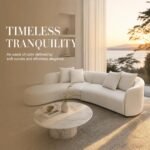 Model 939 Curved Fabric Modular Sofa, Artistic Sectional Sofa For Living Room & Hotel Lounge - Image 5