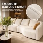 Model 2503 Fabric Modular Sofa, Solid Wood Frame, Medium Size For Apartment & Rental Housing Project - Image 6