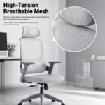 DY2602A Mesh Staff Office Chair, Budget Ergonomic Swivel Chair for Bulk Office Workstation Project - Image 6