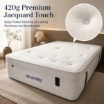 HEADTREE BLS-7 Flagship 35cm Five-Zone Independent Coil Luxury Mattress, 1800×2000mm, 420g Tufted Jacquard Fabric, Pocket Spring Mattress with Massage Foam for Villa, 5-Star Hotel & High-End Showroom - Image 6