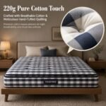 HEADTREE BLS-6 Luxury 35cm Dual Pocket Spring Mattress, 1800×2000mm, Cooling Gel Memory Foam, 220g Pure Cotton Check Fabric Mattress for Master Bedroom, High-End Hotel & Showroom - Image 6