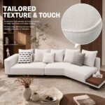 Model 991 Fabric L Shape Corner Sofa, Solid Wood Frame, Removable Washable Fabric Cover For Home & Hotel - Image 6