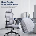 Yingmei Model A Mesh Staff Office Chair, Ergonomic Basic Swivel Task Chair - Image 6
