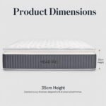 HEADTREE BLS-5 Luxury 35cm Thick Pocket Spring Mattress, 1500×2000 /1800×2000mm Available, 5-Star Hotel Plush Mattress - Image 4