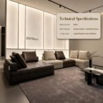 Model 997 Leather Large Corner Sectional Sofa, Majlis Reception Sofa - Image 9